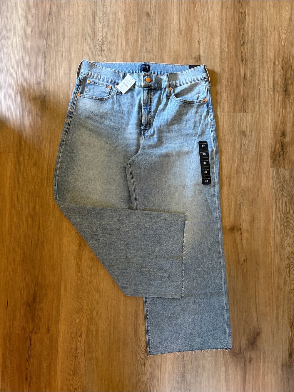 NWT J. Crew Wide leg crop jeans